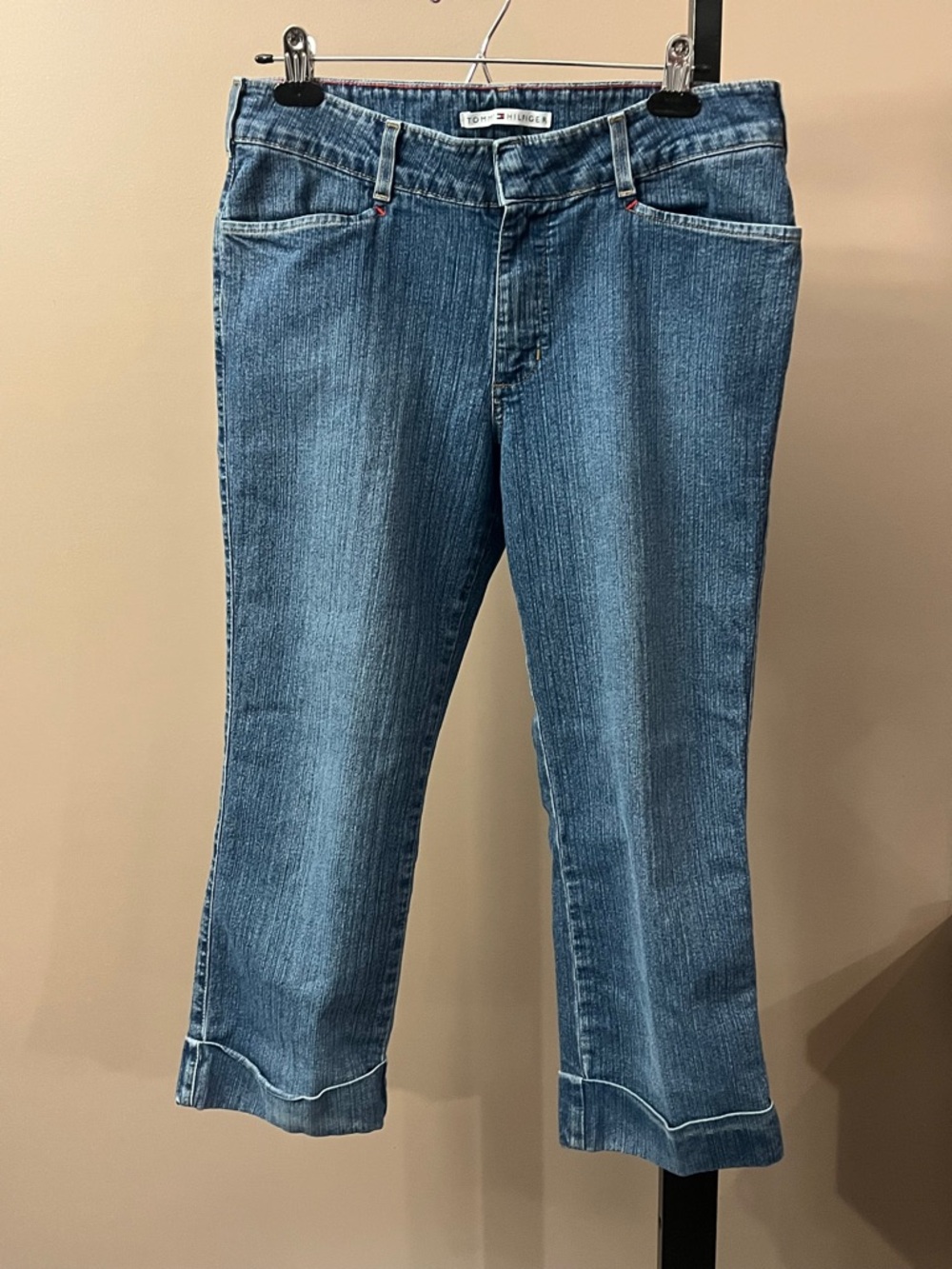 Tommy Hilfiger Medium Blue Cropped Slim Jeans